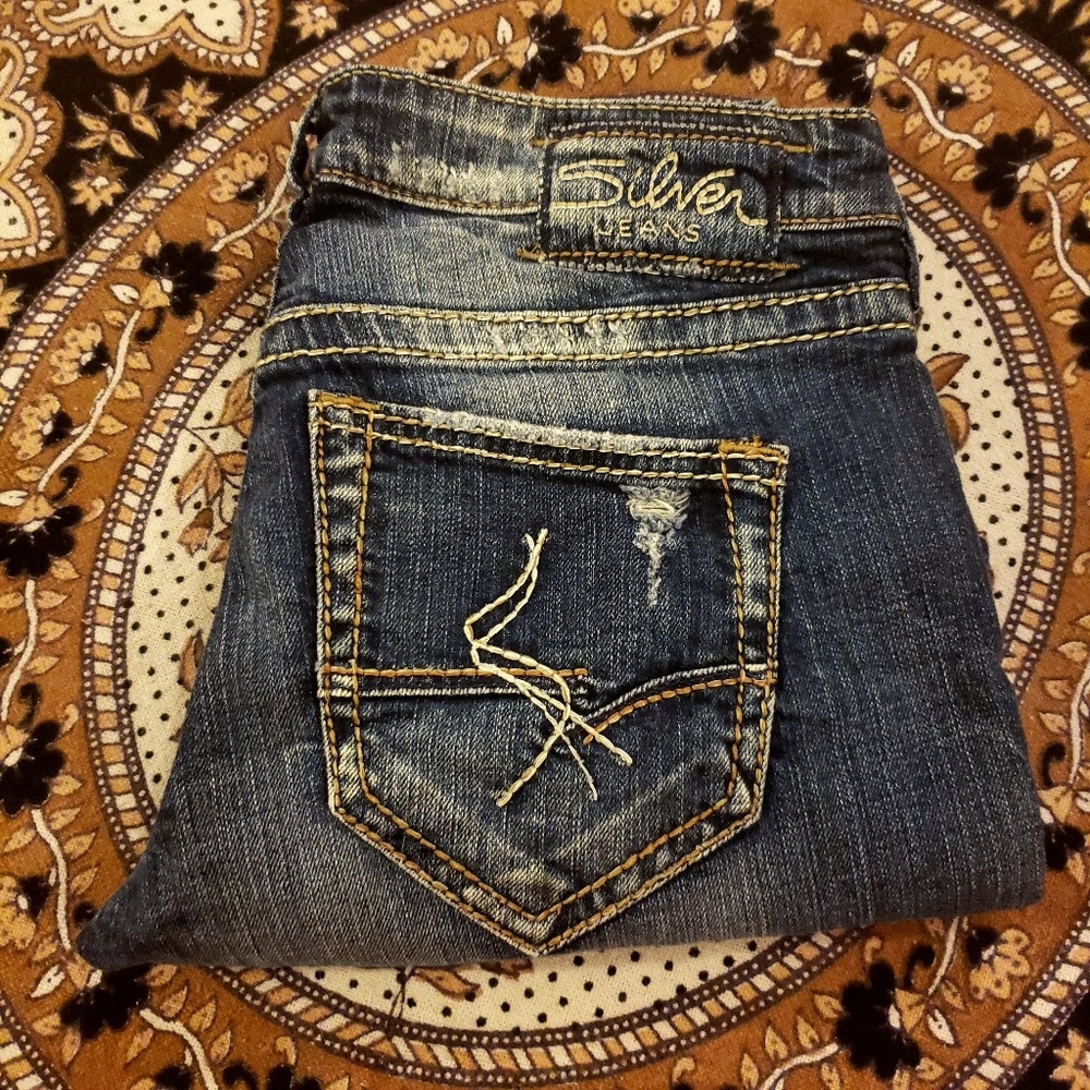 Silver| Capris👖 Size| 26